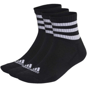 Adidas 3-Stripes Cushioned Sportswear ponožky stredného strihu 3 páry IC1317