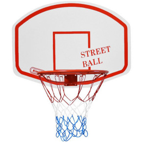 Kimet Street Ball basketbalová doska + obruč červená a biela
