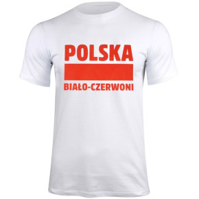 Unisex tričko Poľsko biela/červená S337909
