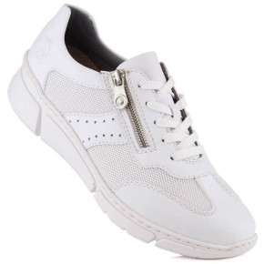 Dámska pohodlná biela športová obuv W RKR592 - Rieker