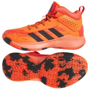 Detská basketbalová obuv Cross Em Up 5 K Wide Jr HQ8494 - Adidas