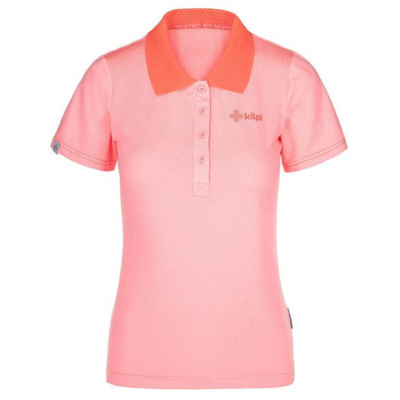 Dámske polo tričko Collar-w light pink - Kilpi