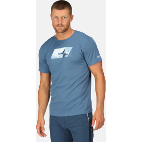Pánske tričko Regatta RMT272-3SP šedo modré