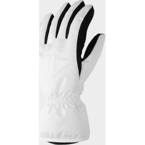 Dámske lyžiarske rukavice 4F H4Z22-RED001 biele