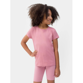Dievčenské tričko 4FJSS23TTSHF279-54S ružové - 4F