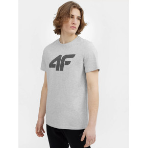 Pánske tričko 4FSS23TTSHM537-27M šedé - 4F