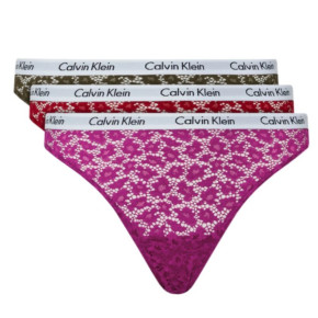Bielizna Calvin Klein Bikini 3Pk W 000QD3926E dámské