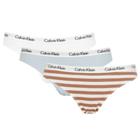 Bielizna Calvin Klein 3 Pack Bikini W 000QD3588E dámské