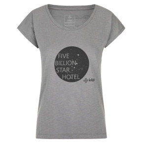 Dámske bavlnené tričko Star-w light grey - Kilpi